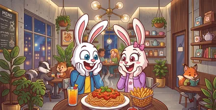 無料のお食事イメージ(イラスト)