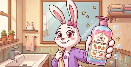 シャンプーレンタルのイメージ(イラスト)